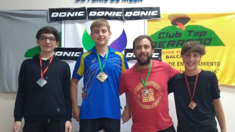 SE CORONARON LOS CAMPEONES DE TENIS DE MESA 2022