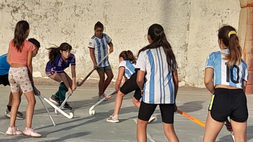 CON UN MINITORNEO SE PRODUJO EL CIERRE DE HOCKEY SOCIAL INCLUSIVO