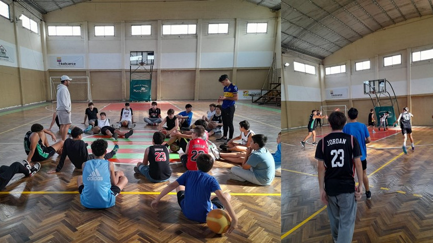 LA ESCUELA MUNICIPAL DE BASQUET SE PREPARA PARA LA LIGA REGIONAL EN EL FERRO