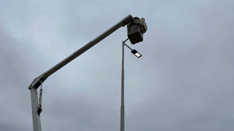 AVENIDA SAN MARTÍN SE SUMA AL RECAMBIO DE LUMINARIAS LED