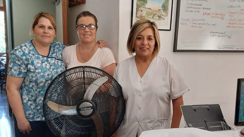 La Cooperadora del Hospital adquirió sábanas y ventiladores