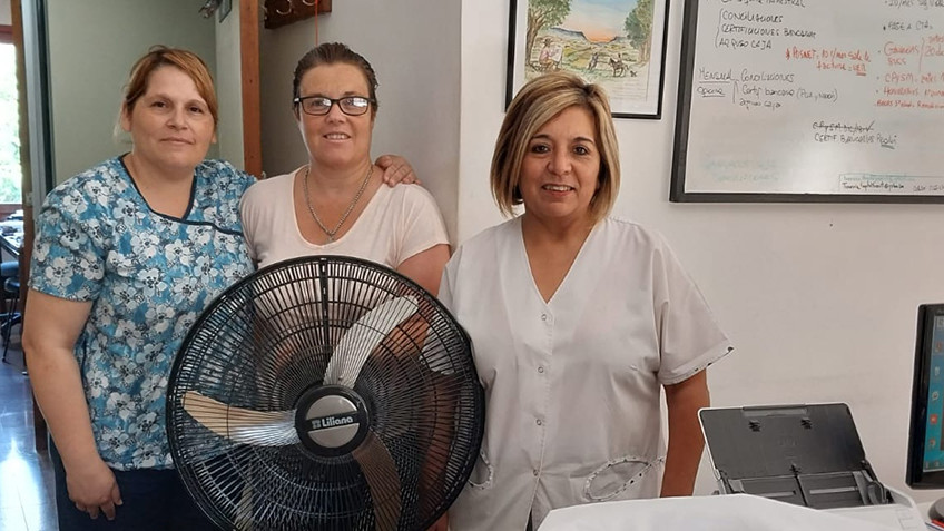 La Cooperadora del Hospital adquirió sábanas y ventiladores