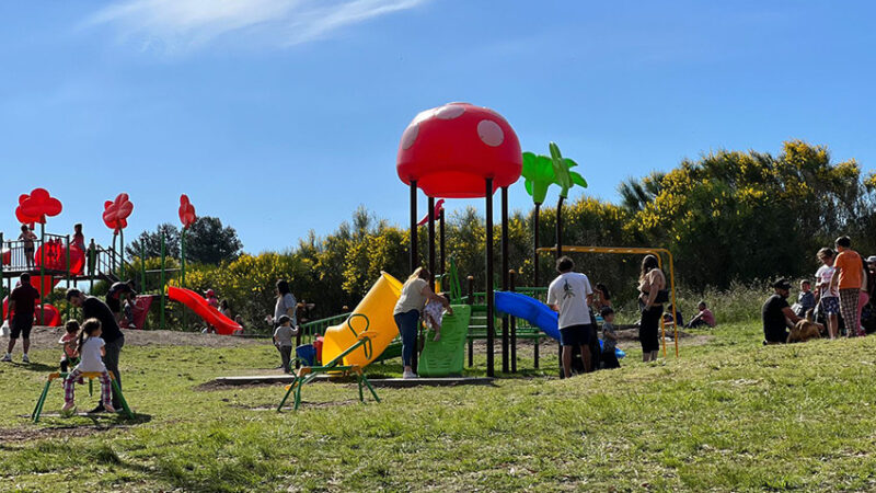 Juegos infantiles en el Cerro
