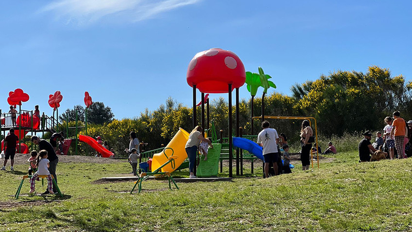 Juegos infantiles en el Cerro