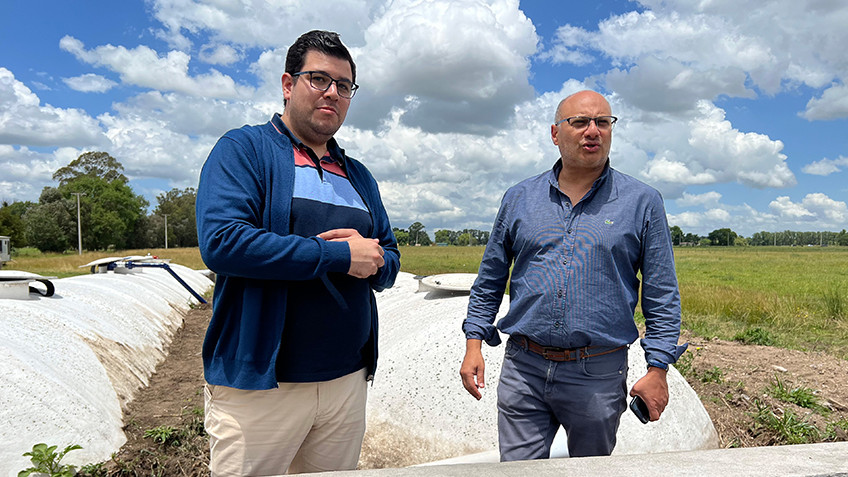 Ya funciona la obra de tratamiento de afluentes en el barrio «El Cruce»