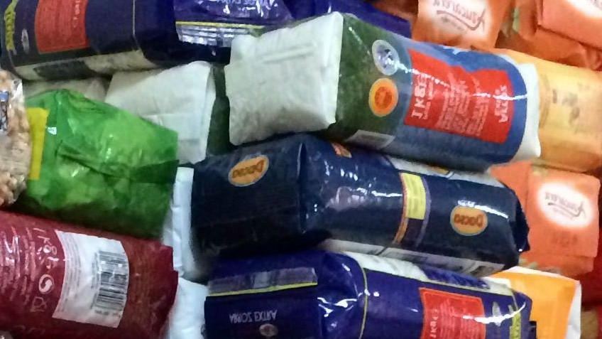 Entrega mensual de mercadería para febrero