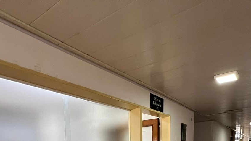Comenzaron los trabajos en el segundo piso del hospital