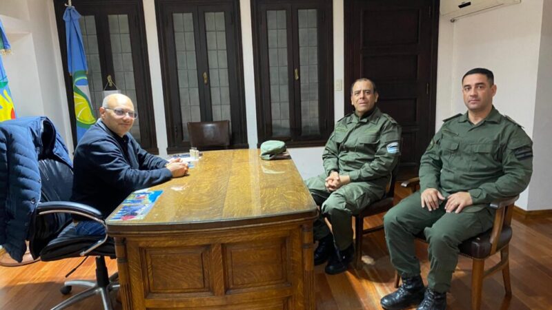 El intendente recibió a autoridades de Gendarmería Nacional