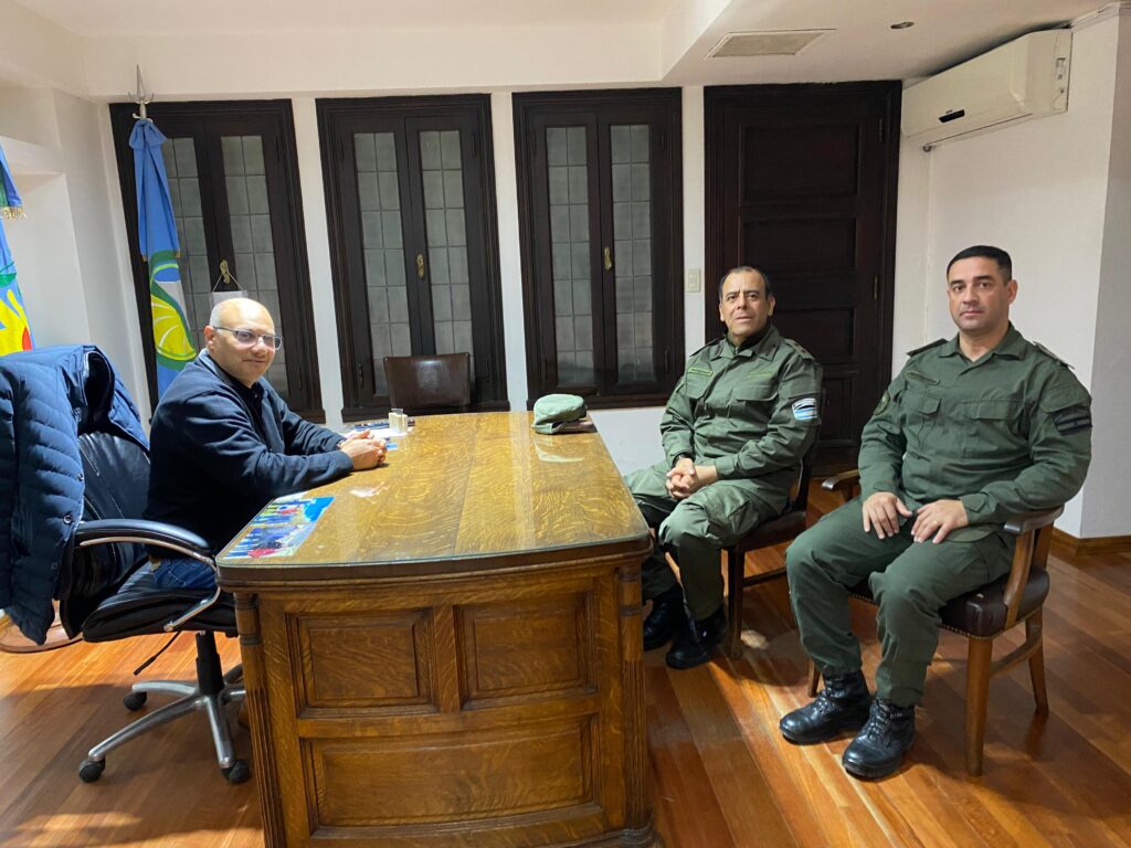 El intendente recibió a autoridades de Gendarmería Nacional