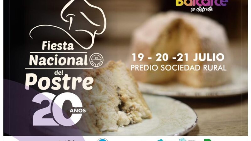 FIESTA NACIONAL DEL POSTRE: CRONOGRAMA DE ACTIVIDADES