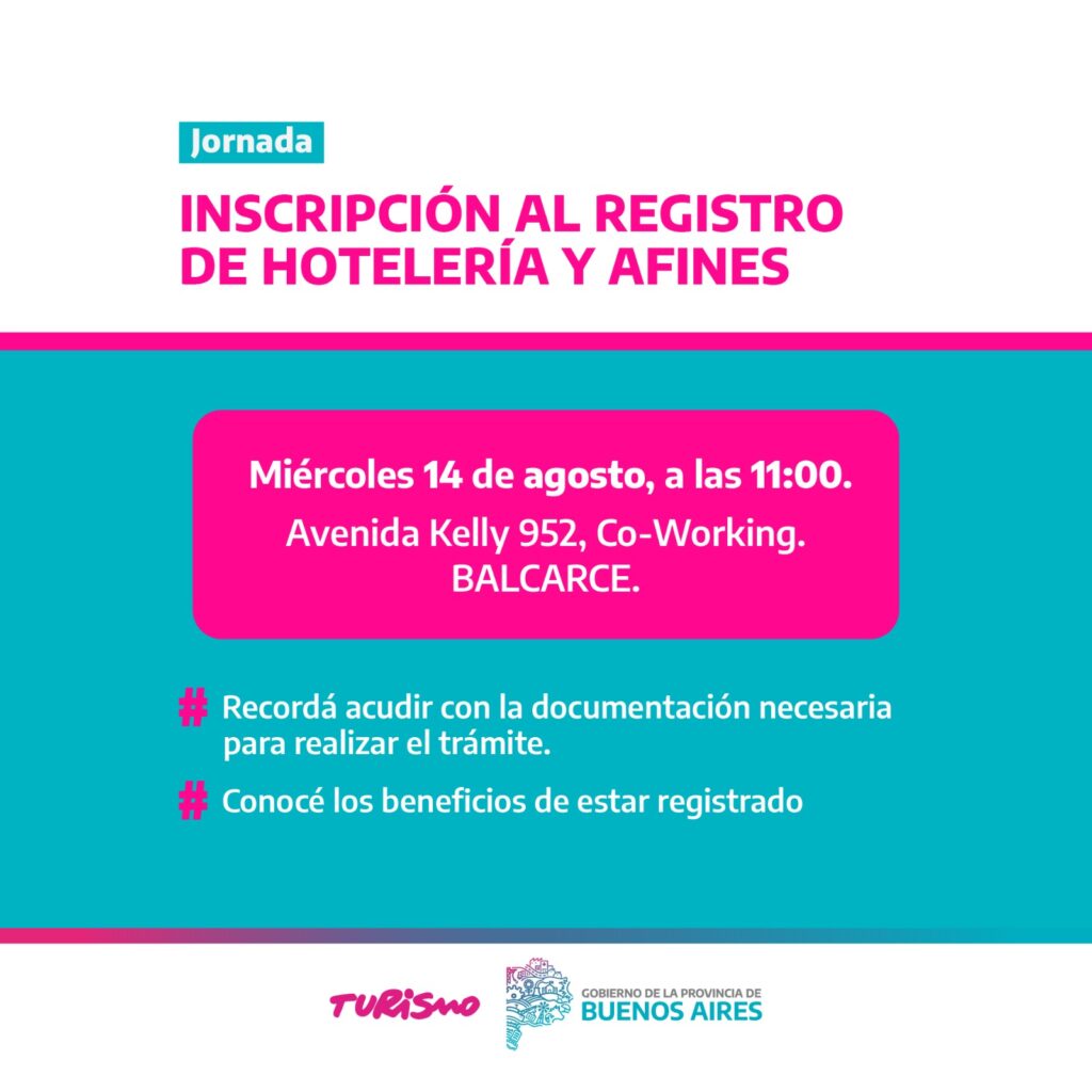 INSCRIPCIÓN EN EL REGISTRO DE HOTELERÍA