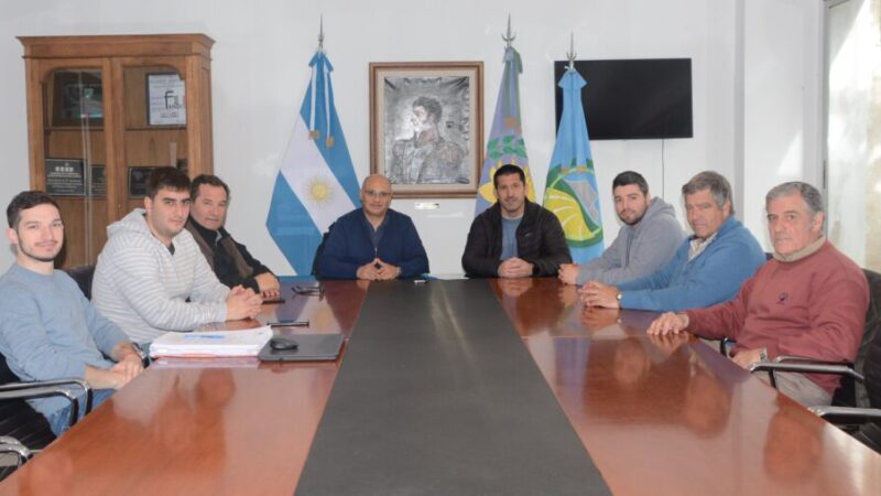 EL INTENDENTE CONVERSÓ CON LA NUEVA DIRIGENCIA DE LA SOCIEDAD RURAL LOCAL
