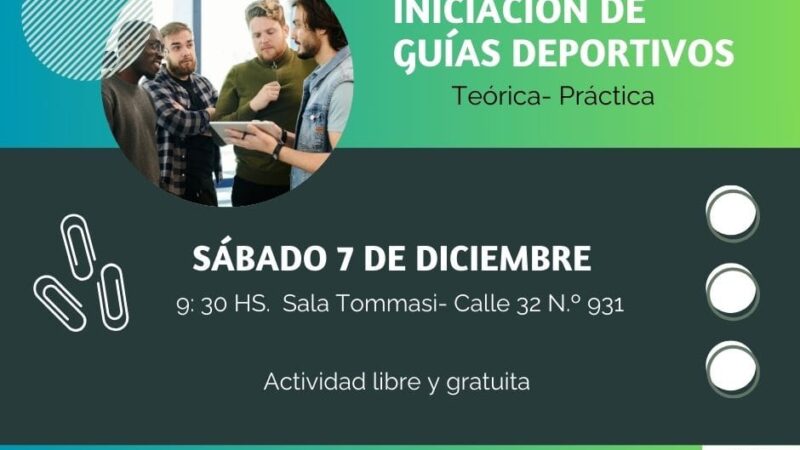 CHARLA TEÓRICO-PRÁCTICA SOBRE GUÍAS DEPORTIVOS EN LA SALA “TOMMASI”