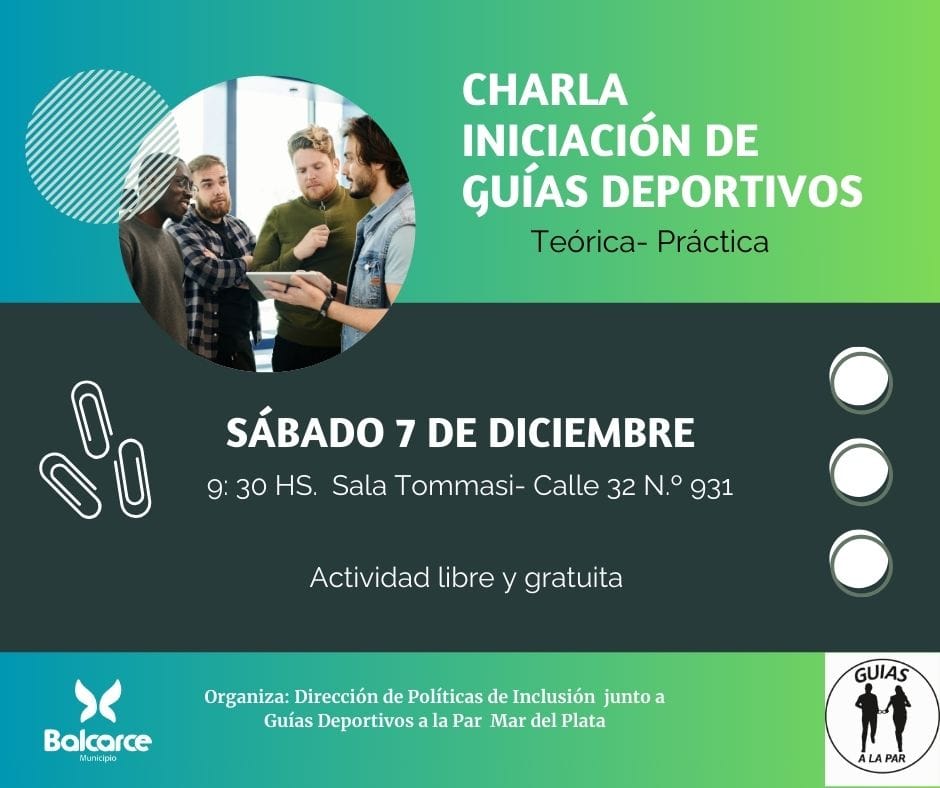 CHARLA TEÓRICO-PRÁCTICA SOBRE GUÍAS DEPORTIVOS EN LA SALA “TOMMASI”