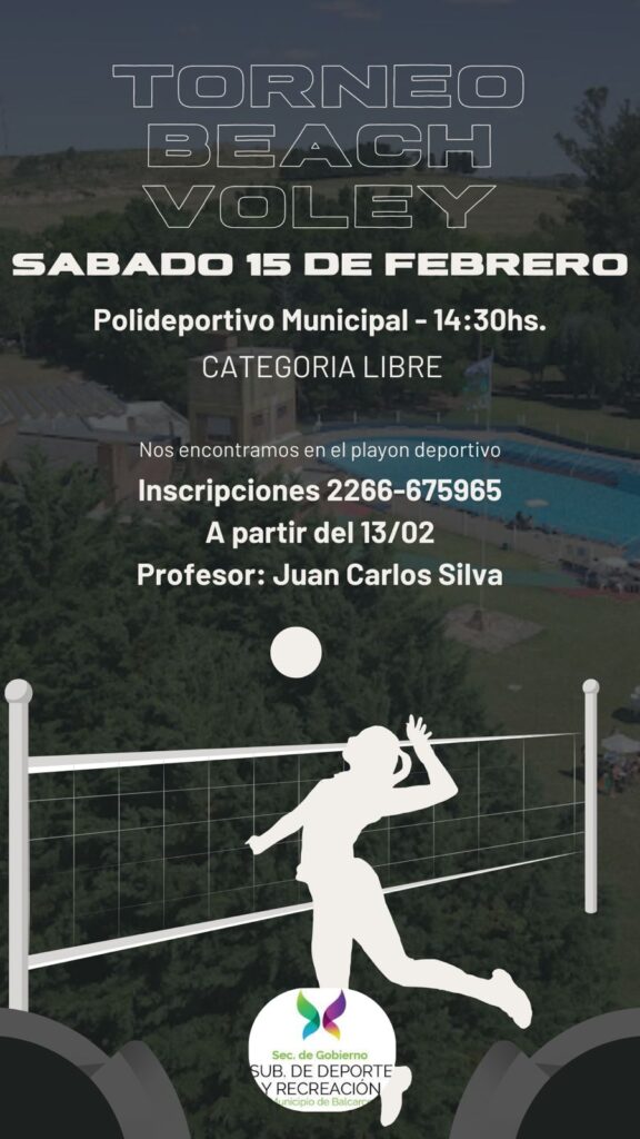 BEACH VÓLEY EN EL POLIDEPORTIVO MUNICIPAL