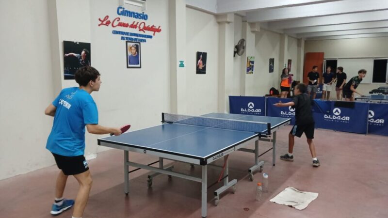 TENIMESISTA DE LA SELECCIÓN NACIONAL ENTRENA EN BALCARCE
