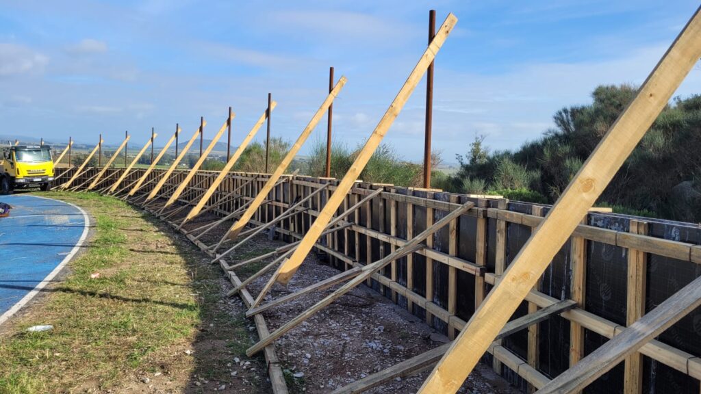 AVANZA A BUEN RITMO LA OBRA DE INFRAESTRUCTURA EN EL AUTÓDROMO “JUAN MANUEL FANGIO”