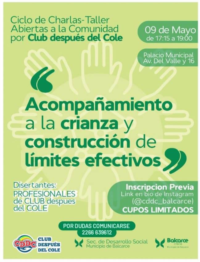 CICLO DE CHARLAS PARA MADRES Y PADRES