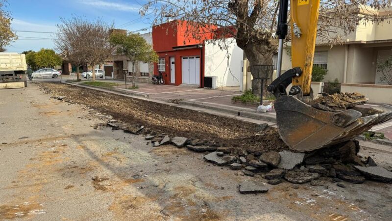 INICIO DE TRABAJOS DE RECUPERACIÓN VIAL EN CALLE 18
