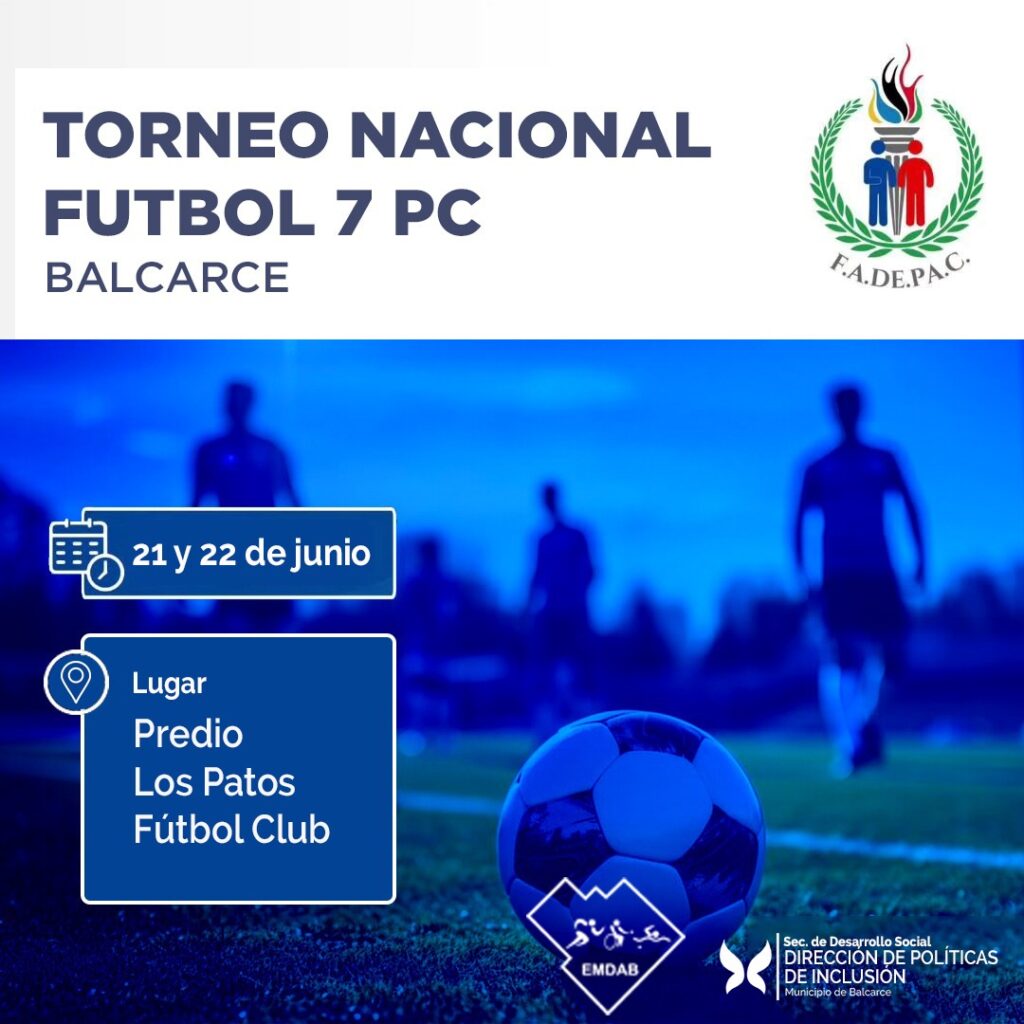BALCARCE SERÁ SEDE DEL PRIMER TORNEO DE FÚTBOL 7 PARA JUGADORES CON PARÁLISIS CEREBRAL
