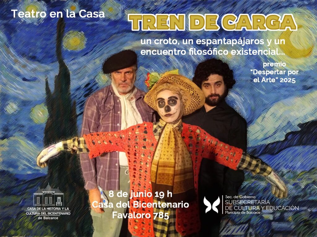 “TREN DE CARGA”, EL 8 DE JUNIO EN CULTURA