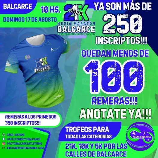 Gran cantidad de inscriptos para la media maratón de Balcarce