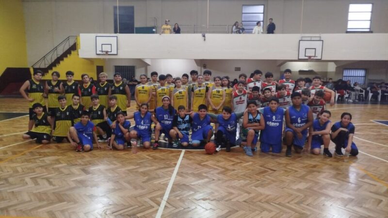 5ª fecha de liga sub 11 de básquet