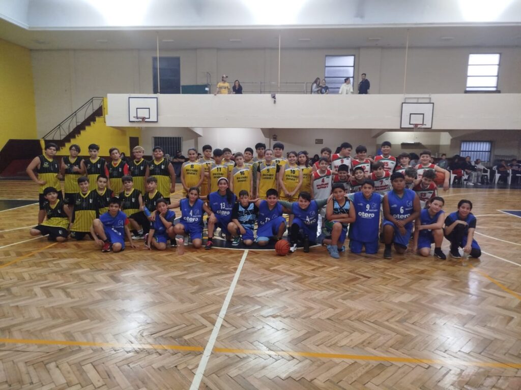 5ª fecha de liga sub 11 de básquet