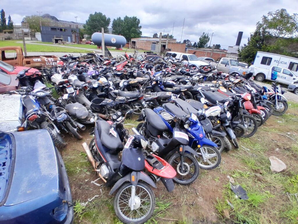 Motos retenidas serán sometidas a un proceso de compactación