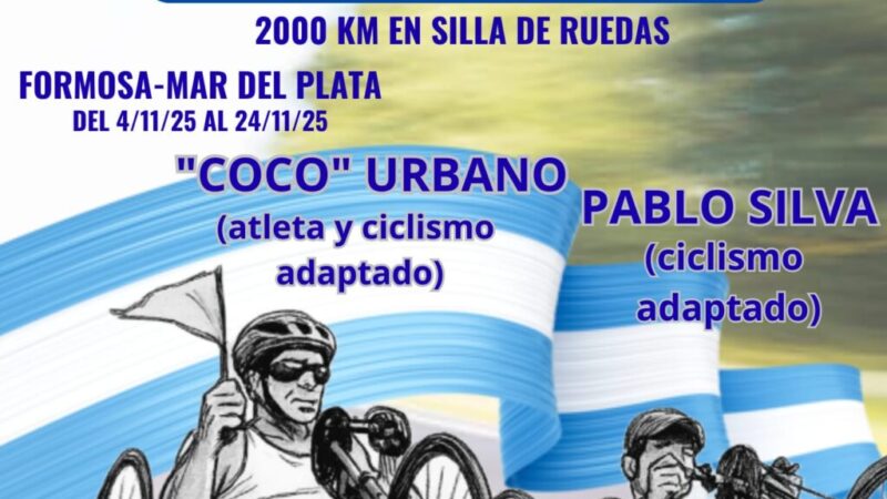 Balcarce recibirá al atleta «Coco» Urbano este domingo en la plaza Libertad