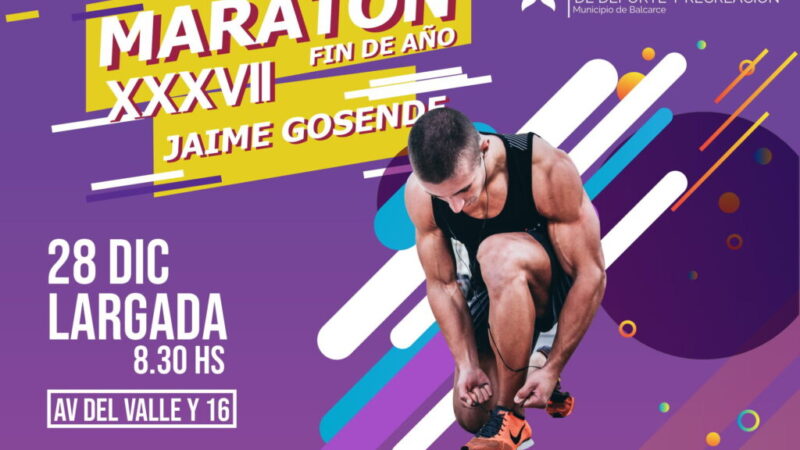 Se inició la inscripción para la maratón «Jaime Gosende»