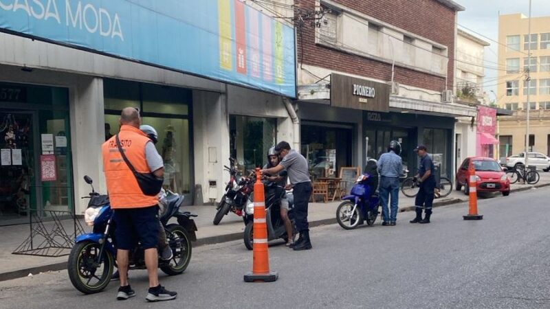 Tres retenciones preventivas en control de motovehículos