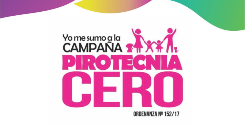 Prohibición de pirotecnia sonora