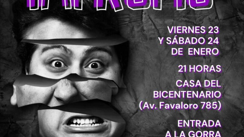 Se presenta «Impropio» un unipersonal en la casa del bicentenario