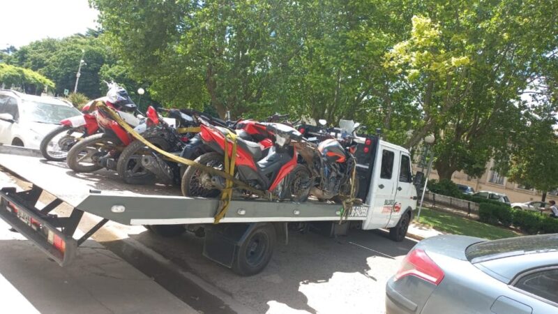 Más de 20 motocicletas fueron secuestradas durante 2025