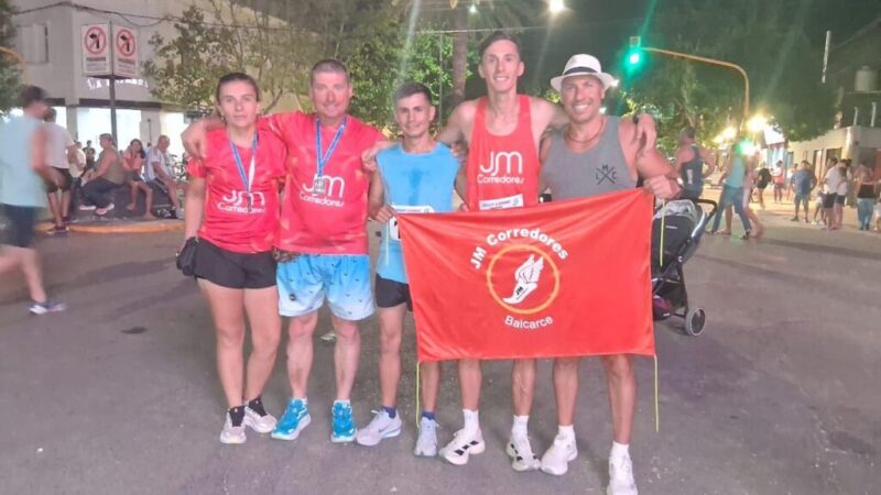 Balcarceños compitieron en el Maratón de Reyes