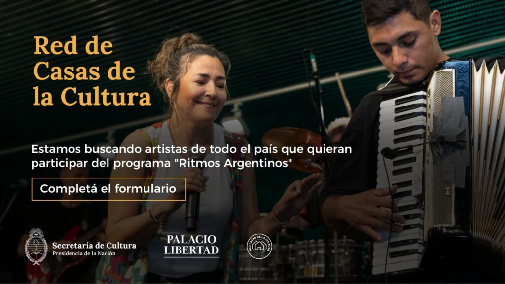 Convocatoria abierta para el ciclo «Ritmos Argentinos» 2026