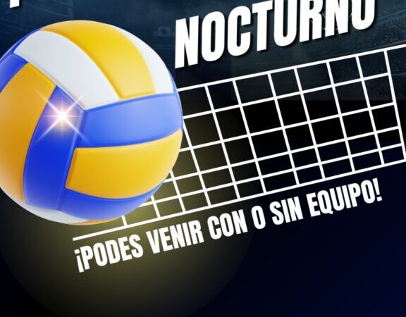 Se viene el primer torneo de voley nocturno