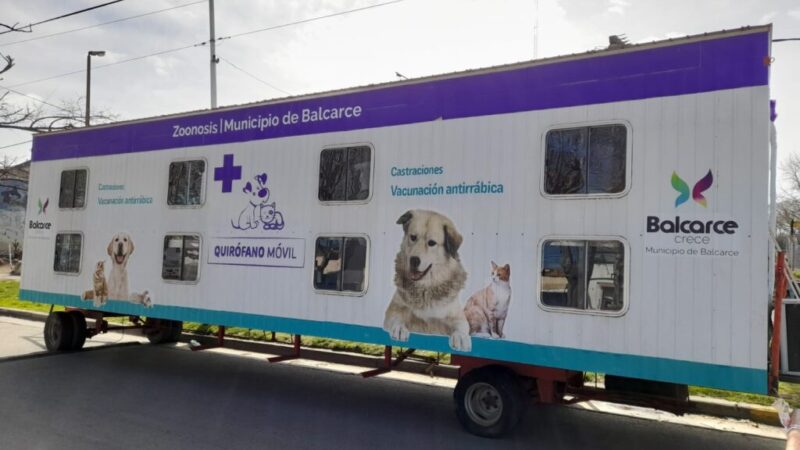 El quirófano móvil de zoonosis continuará una semana más en Pueblo Nuevo