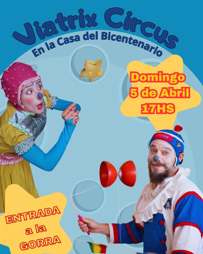 “Viatrix Circus” se presenta el domingo en cultura