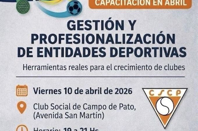 Gestión y profesionalización de entidades deportivas