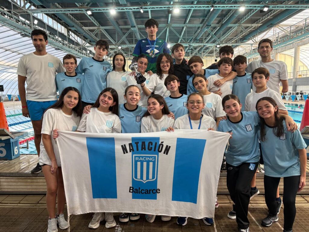 Racing Club fue quinto en el torneo provincial de natación