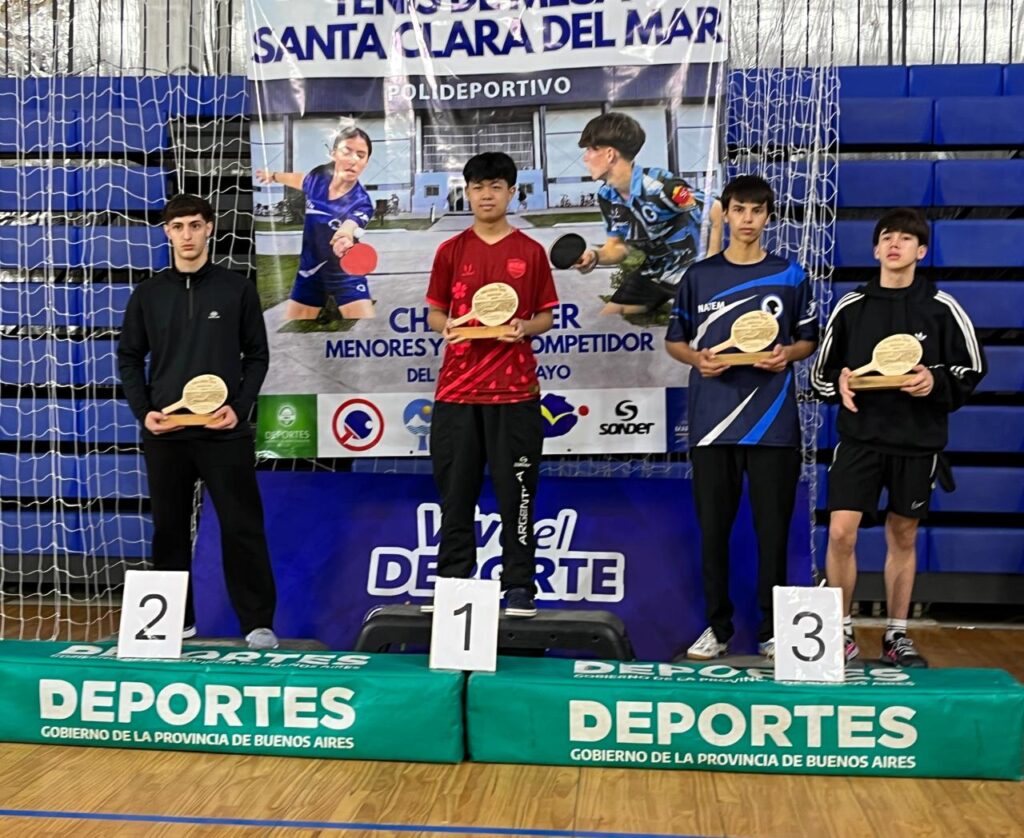 Nacho Bianchini se destacó en challenger de tenis de mesa