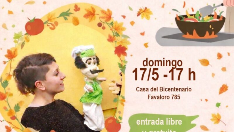 “El cocinero Champiñón” se presenta este domingo en cultura