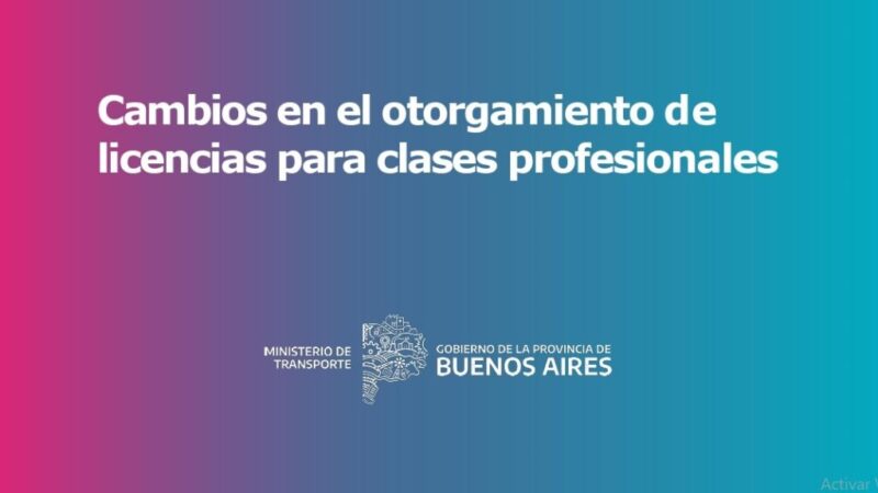 Cambian los requisitos para obtener las licencias de conducir profesionales