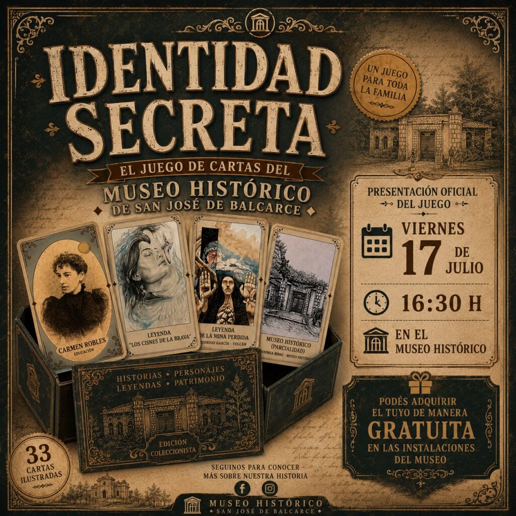  “Identidad Secreta” y ciclo de charlas en el Museo Histórico