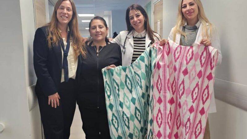 Donación de camisolines al Hospital Fossati