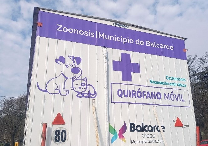 Quirófano móvil en calles 25 y 8