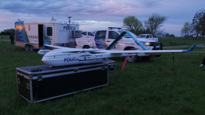 Realizan operativos con drones en la zona rural de Balcarce